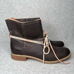 Timberland Earthkeepers Womens Sz 10 Savin Hill Lace Pull On Ankle Leather Boot
